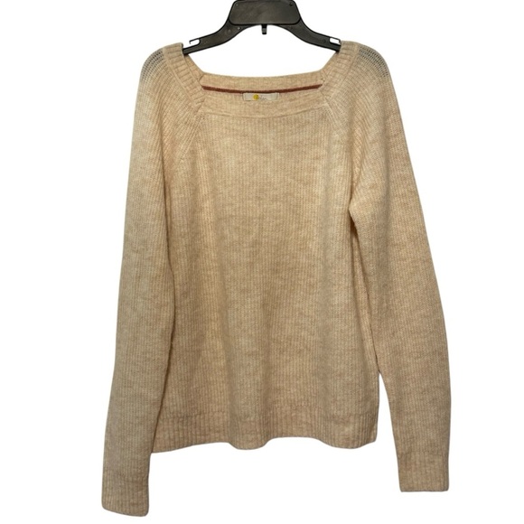 BODEN Ivory Fluffy Queensberry Sweater oatmeal alpaca blend US 10 - Picture 11 of 13